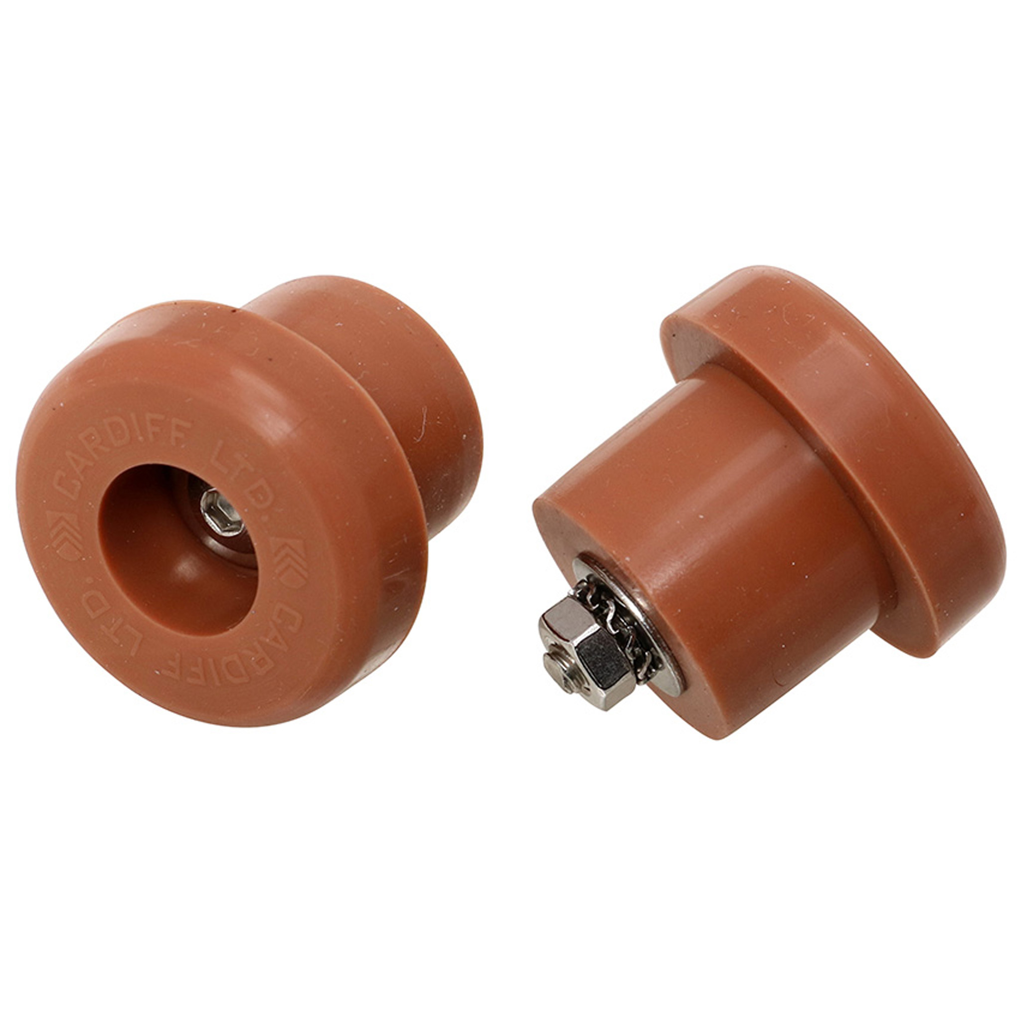 Cardiff Silicone Bar End Plugs, Natural